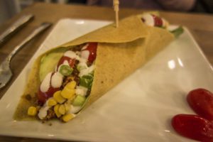 NULIFE Living Food Cafe | Coconut Taco Wrap