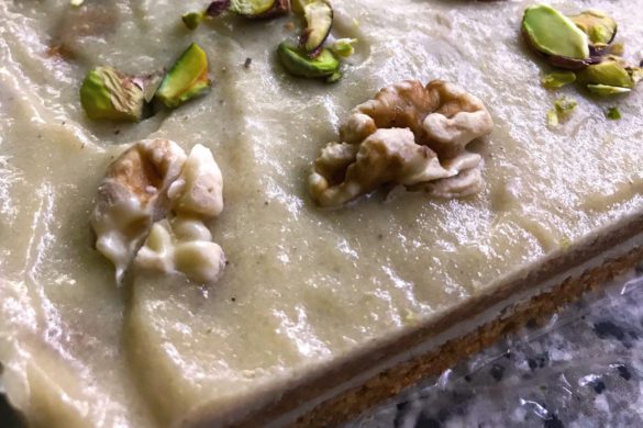 Easter Carrot Cake With Cashew Cream